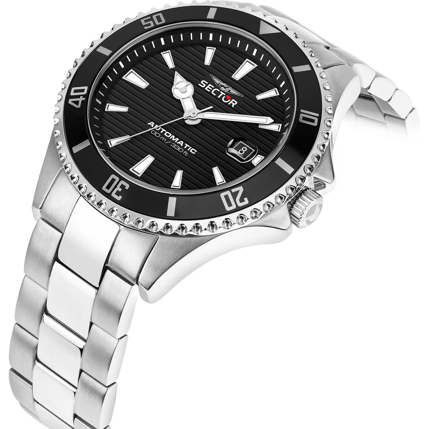Orologio Sector 230 Automatico nero con data - R3223161006