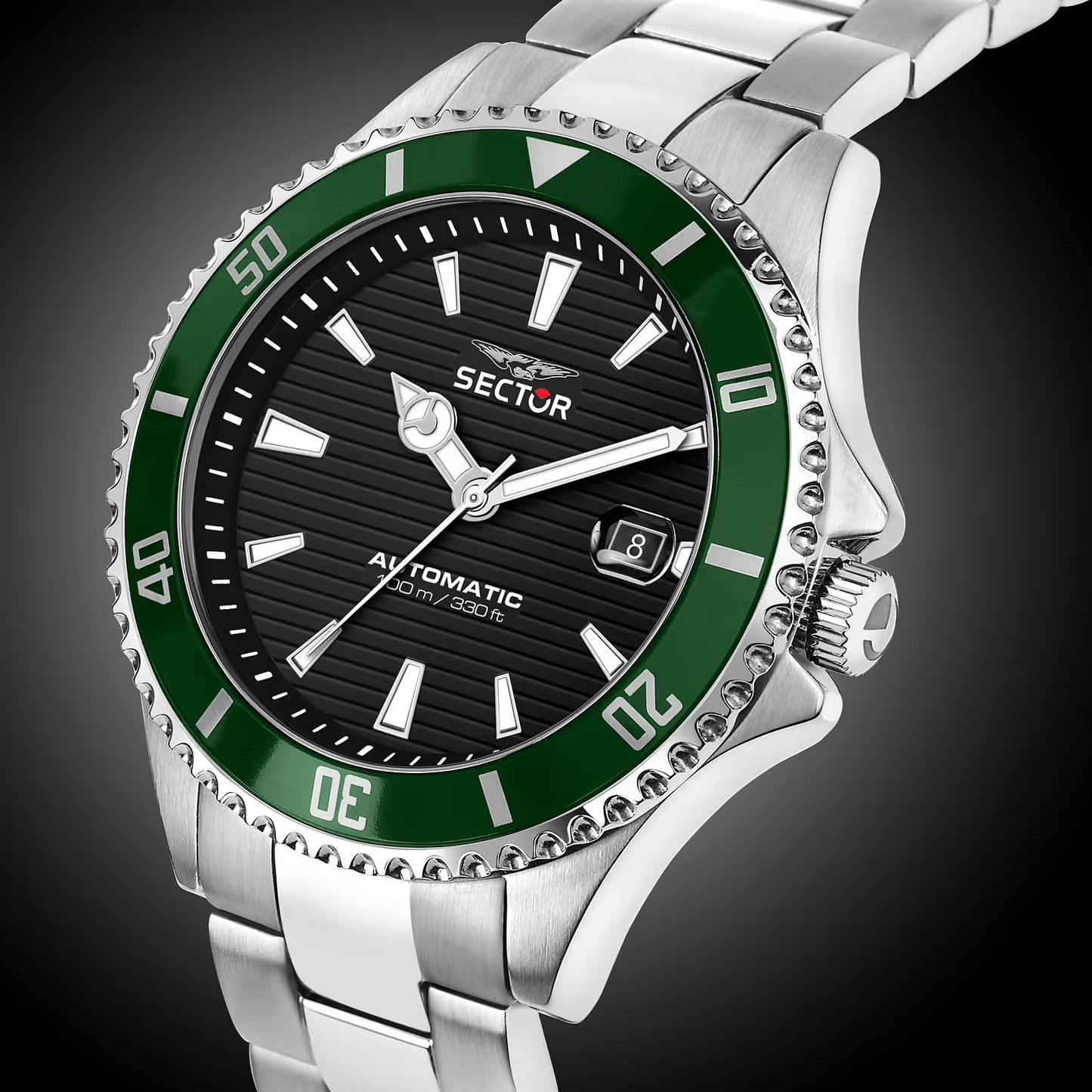 Sector 230 Automatic Green Watch - R3223161008