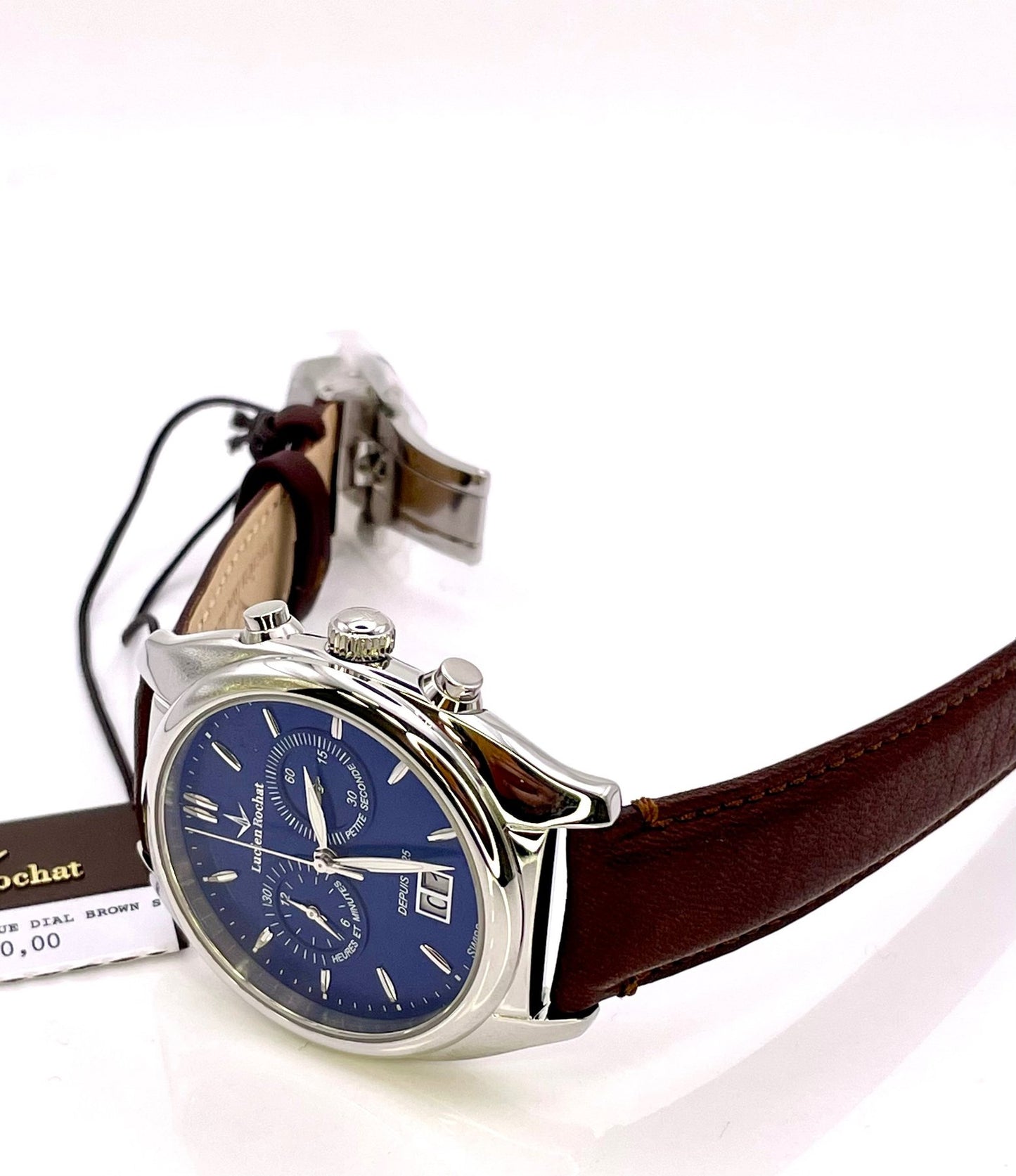 Lucien Rochat R047 – Elegant Chronograph with Matte Blue Dial