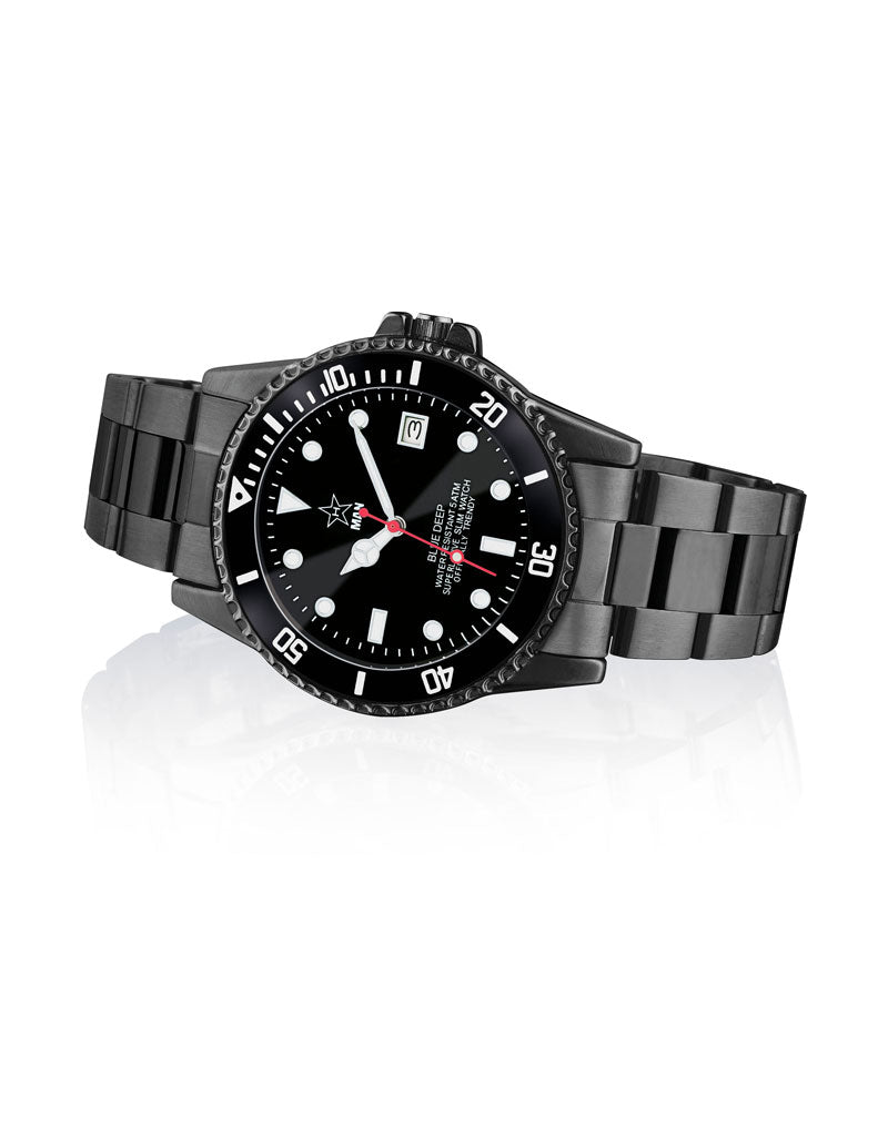 Hoops Man total black watch