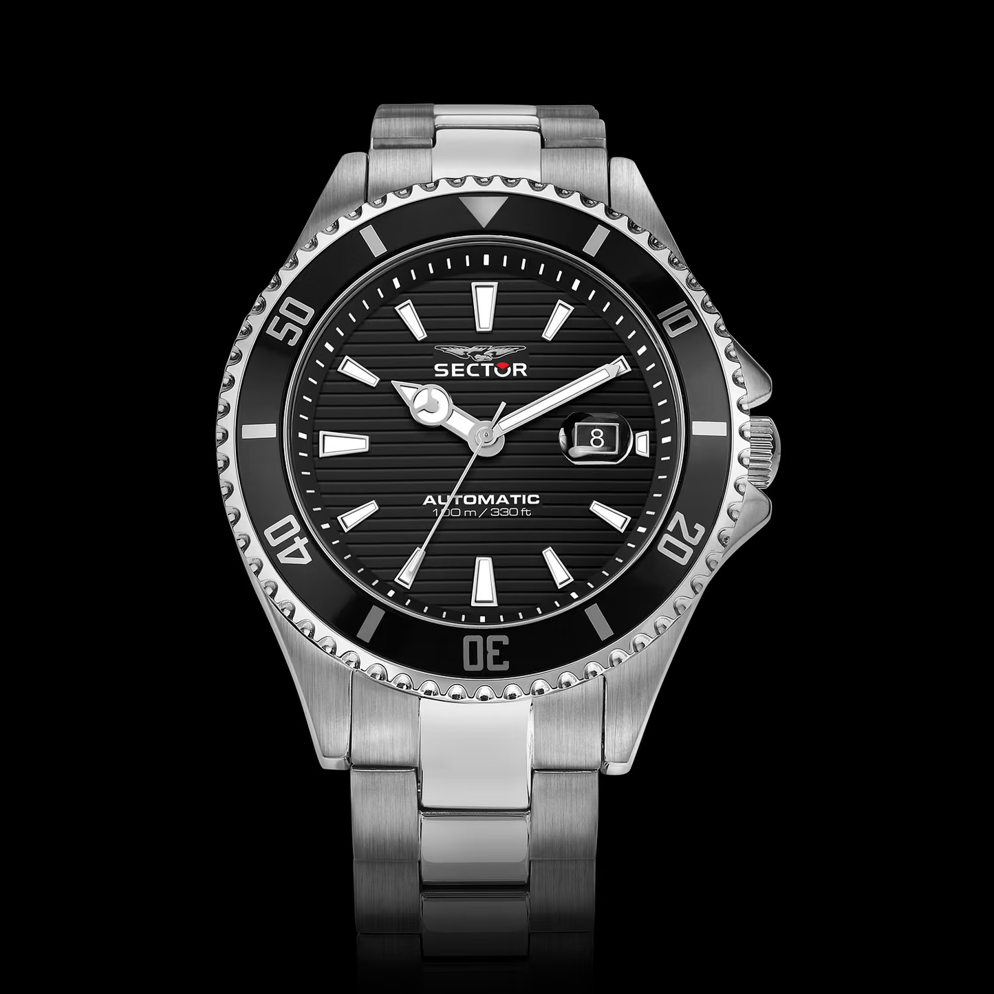 Orologio Sector 230 Automatico nero con data - R3223161006