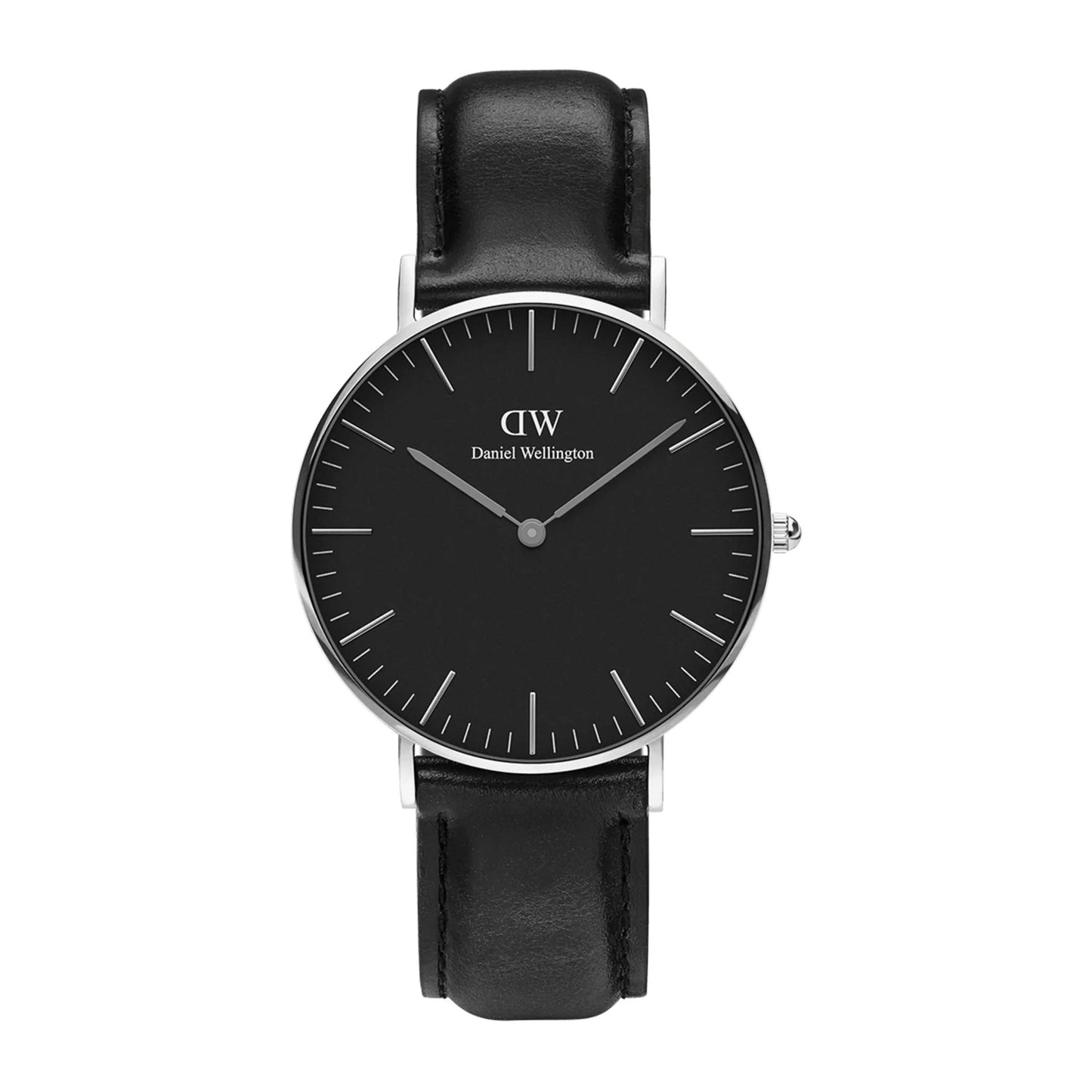 Daniel Wellington DW Black Minimal Slim Leather Strap