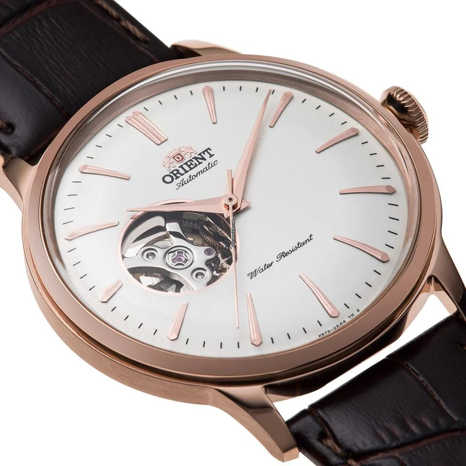 Orient Classic Open Heart White Watch