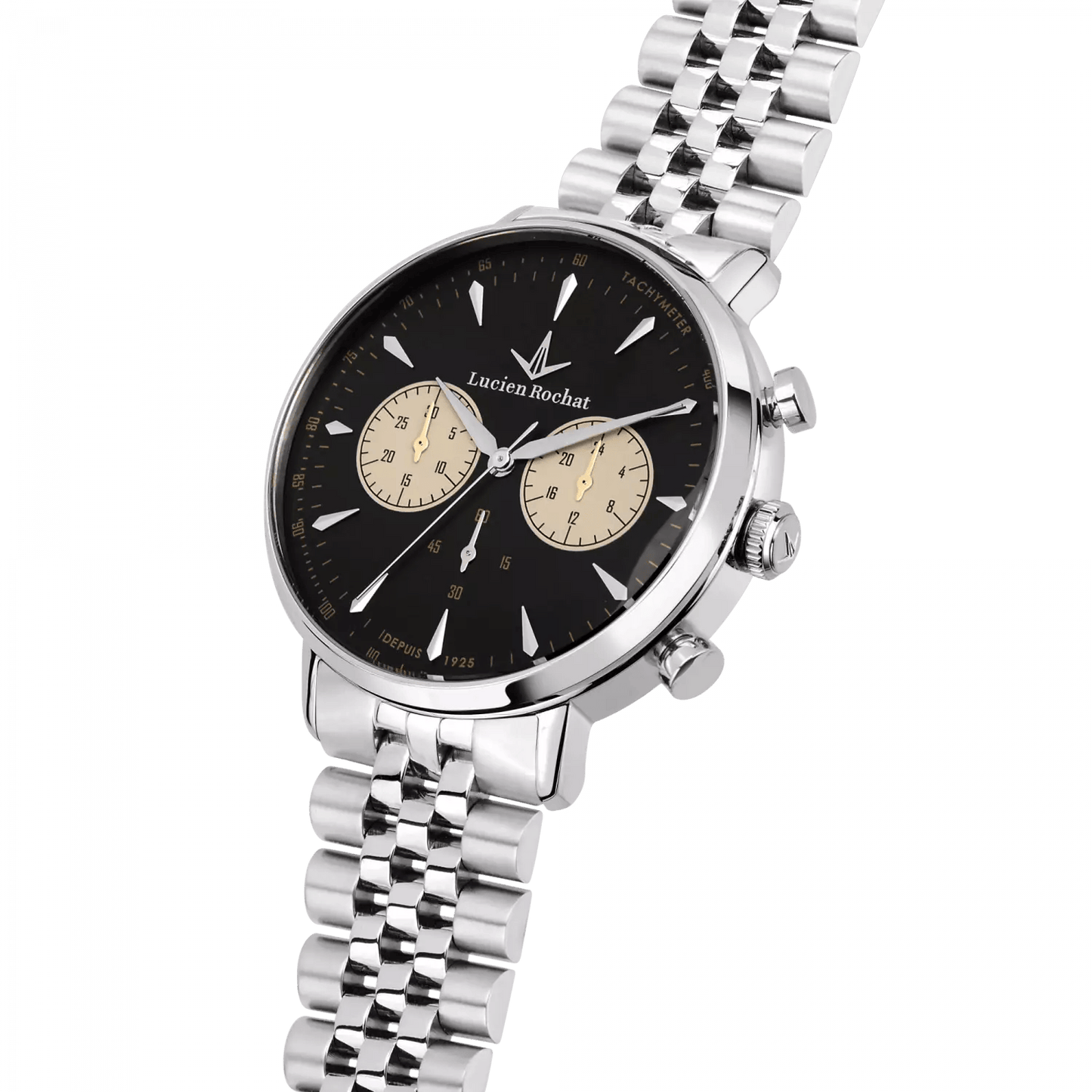 Lucien Rochat Garçon Chronograph - Men's Watch Silver 41mm