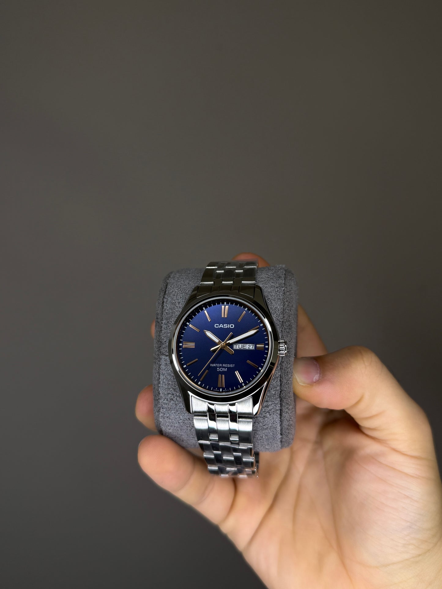 Casio daydate blu