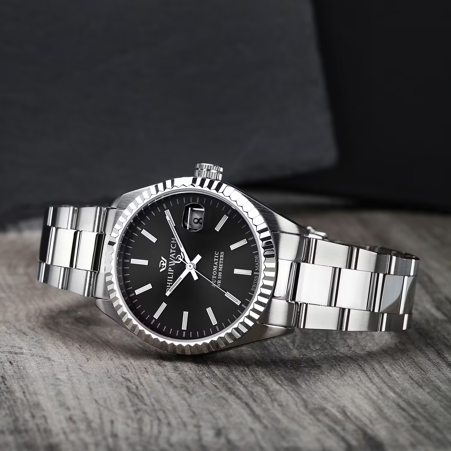 Philip Watch Caribe Automatico Nero 39mm