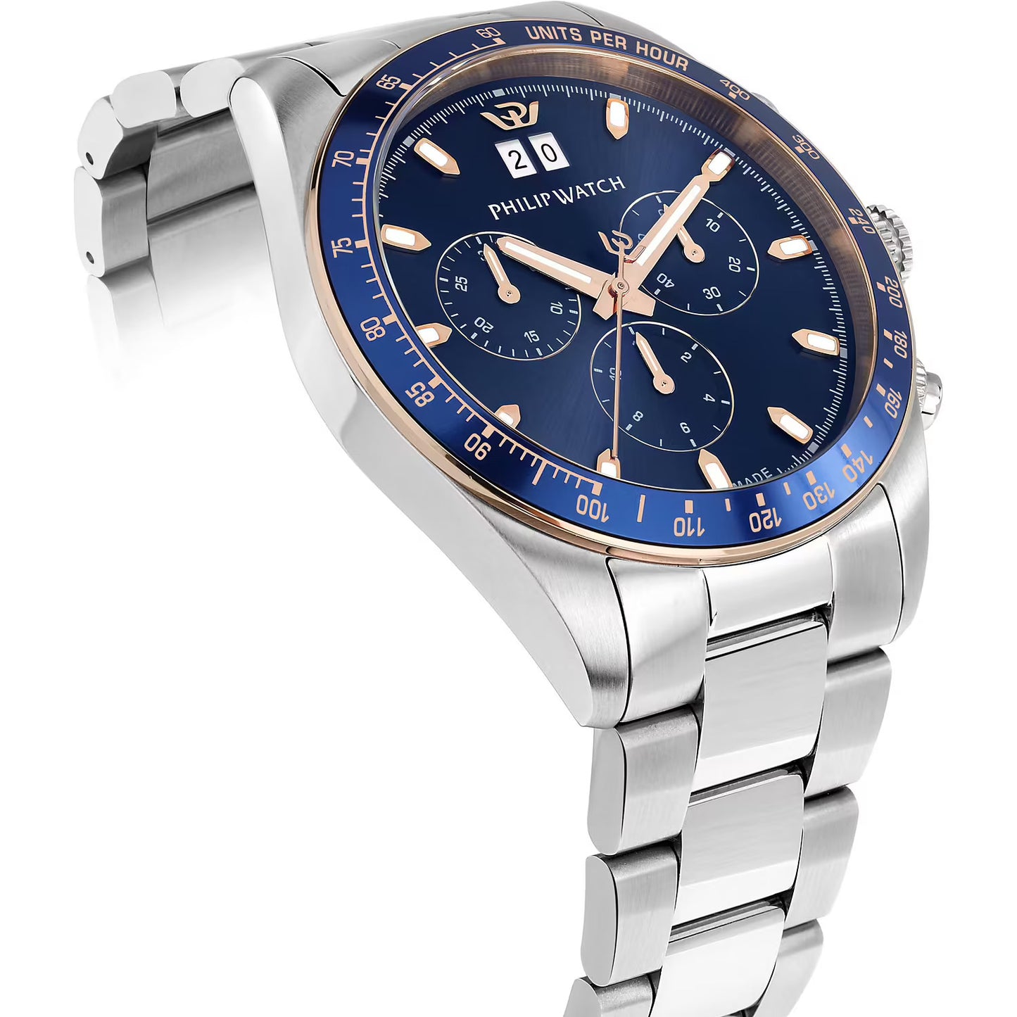 Philip Watch Caribe Sport Chronograph Quartz R8273 blue