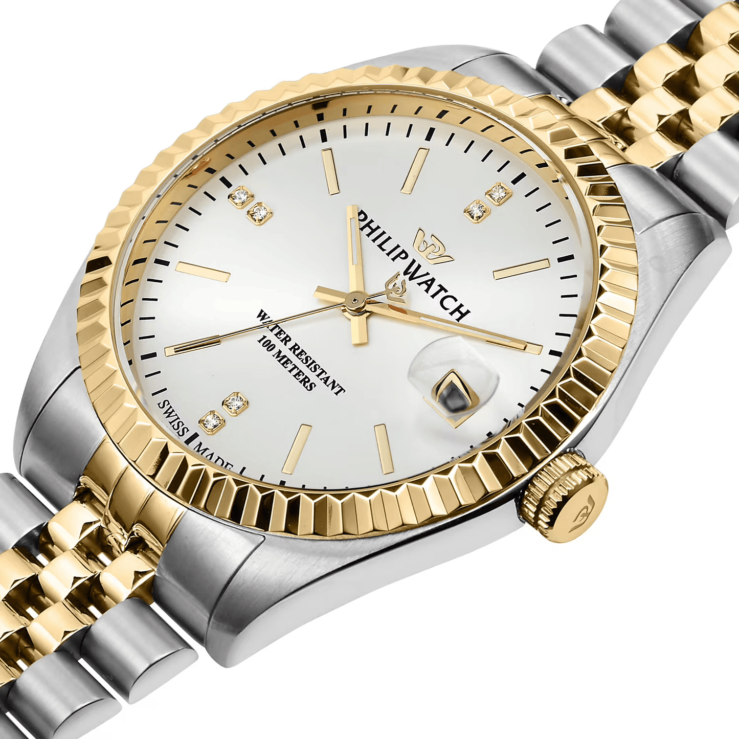 Philip Watch Caribe – Swiss Made bicolor oro e bianco