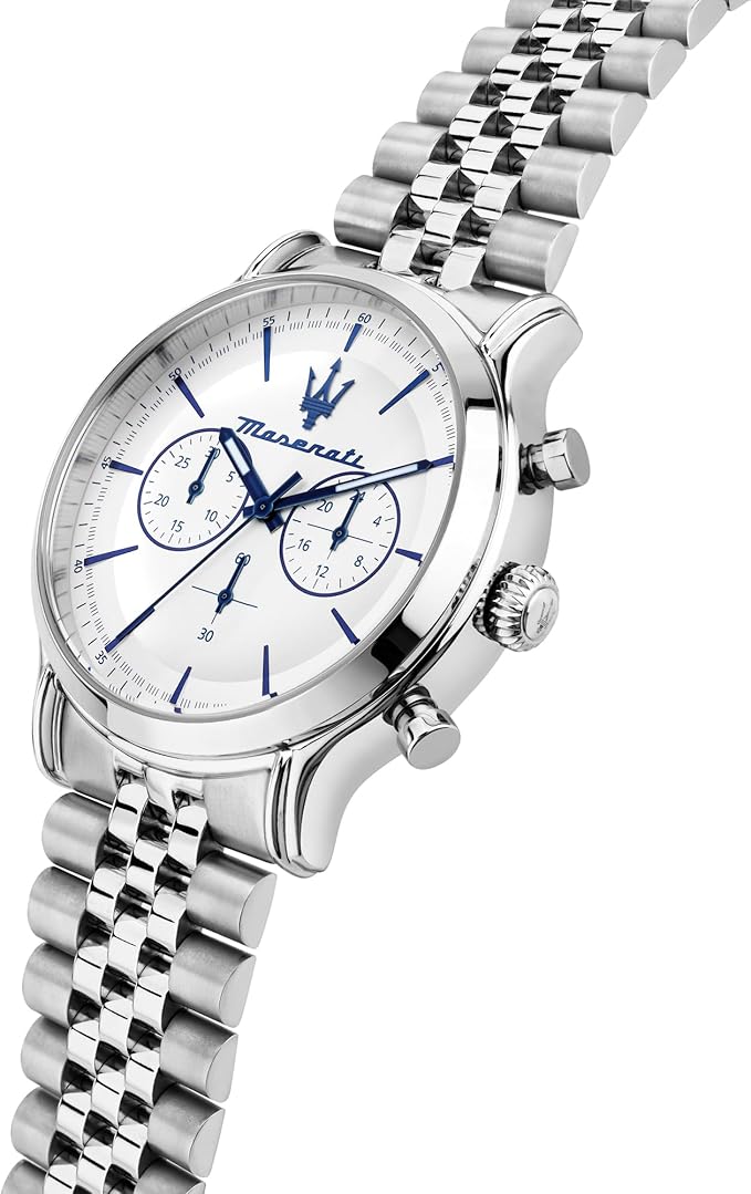 Maserati Epoca Chronograph White 42mm – Jubilee Strap