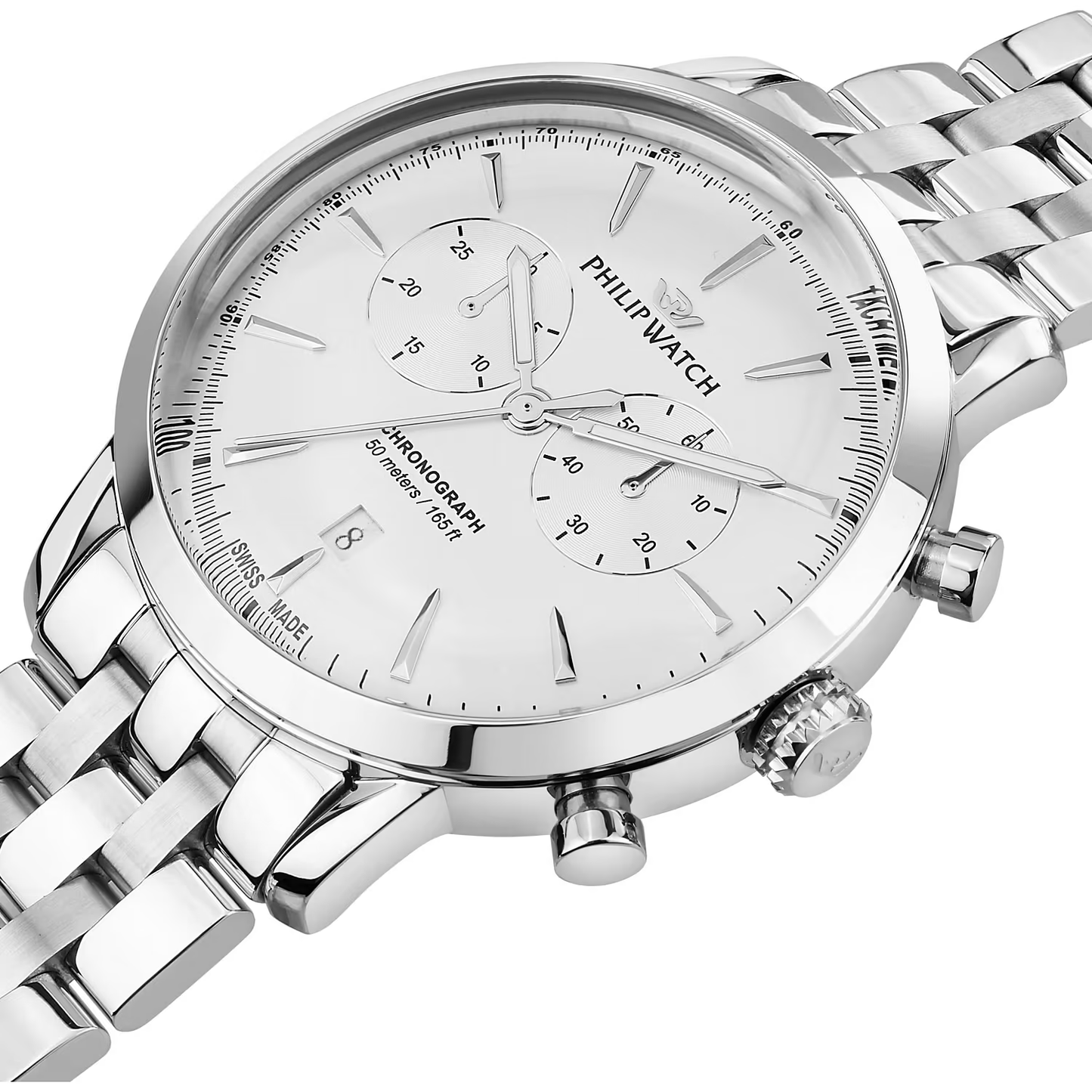 Philip Watch Sunray Cronografo – bianco swiss made R8273680002
