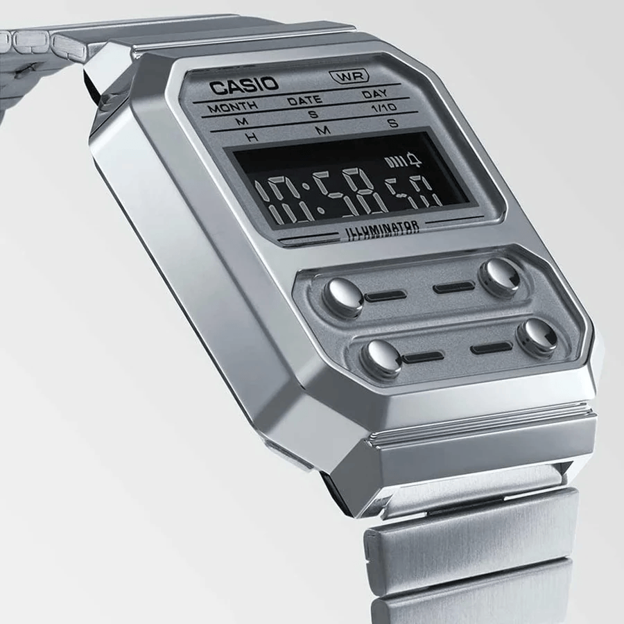 Casio digitale A100WE-7B – Stile rétro con anima moderna