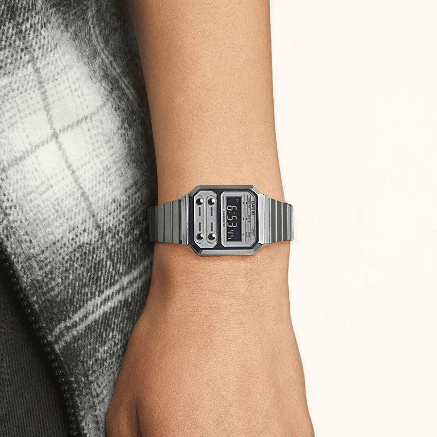Casio digitale A100WE-7B – Stile rétro con anima moderna