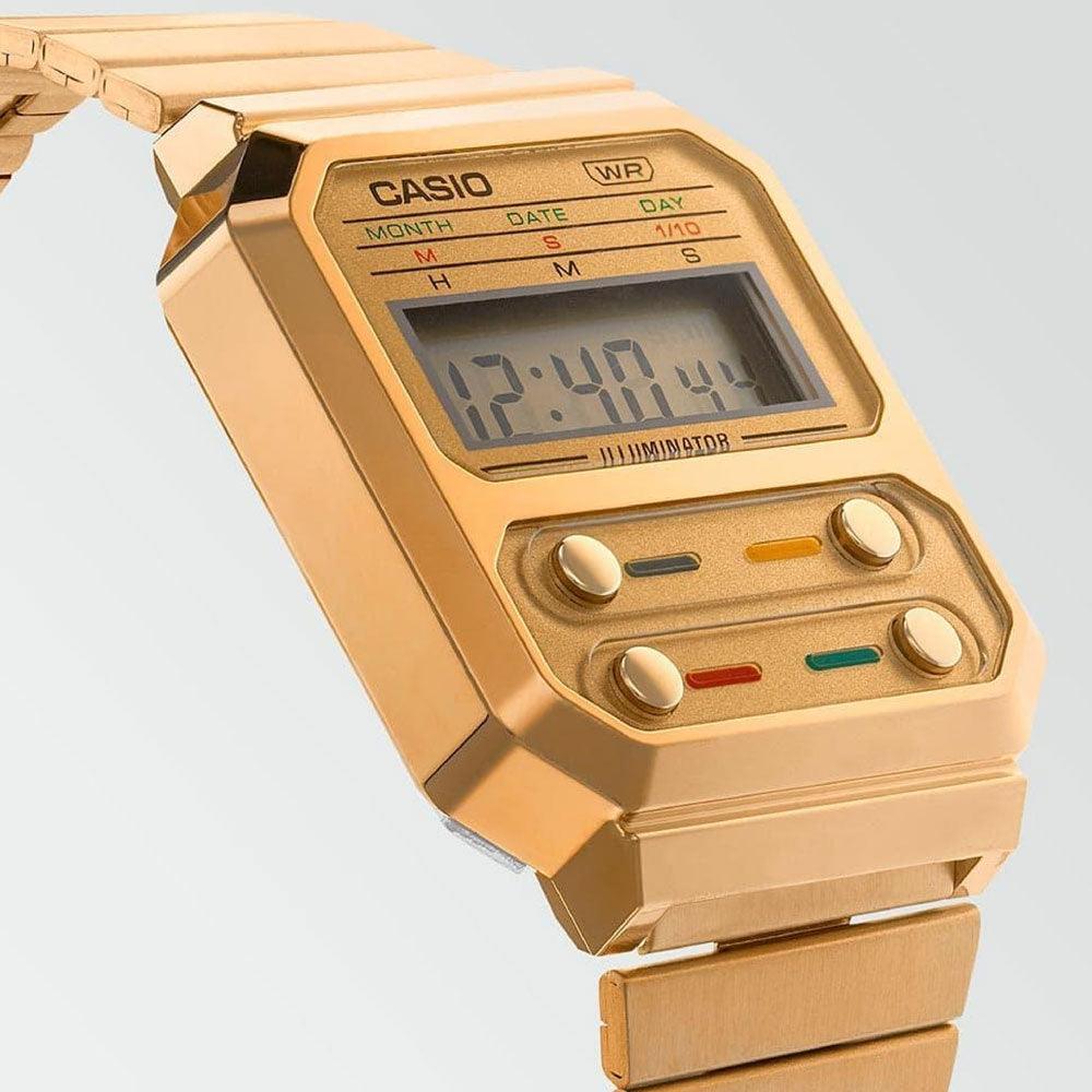 CASIO digitale oro A100WEG-9A – Eleganza retrò con un tocco dorato