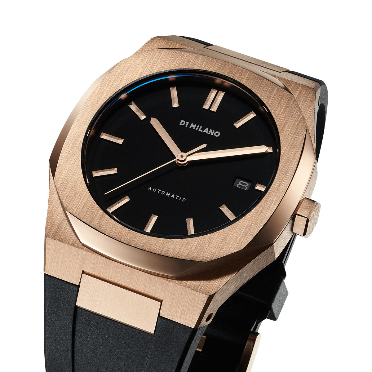 D1 Milano A-MCLVRSE – Sporty and elegant automatic with black dial