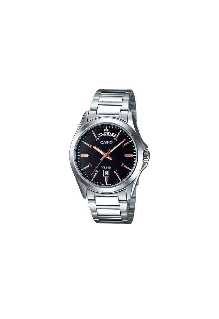 Casio MTP-1370D-1A2VDF – Orologio uomo quarzo acciaio, quadrante