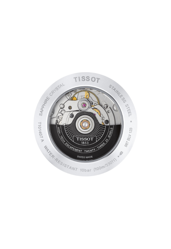 Tissot PR 100 Automatico nero cinturino in pelle
