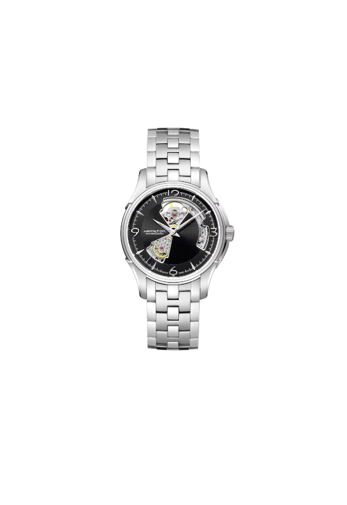 Hamilton Jazzmaster Open Heart H325 – Eleganza meccanica con quadrante nero