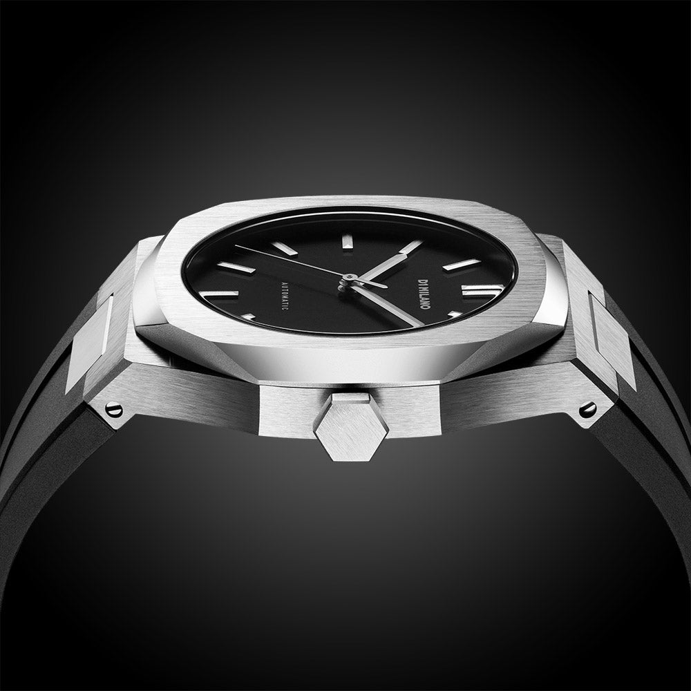 D1 Milano Automatic Black Steel Watch
