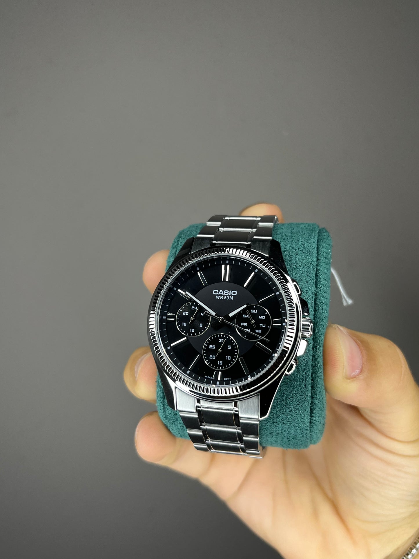 Casio Chronograph Watch MTP-1375D-1AV Black