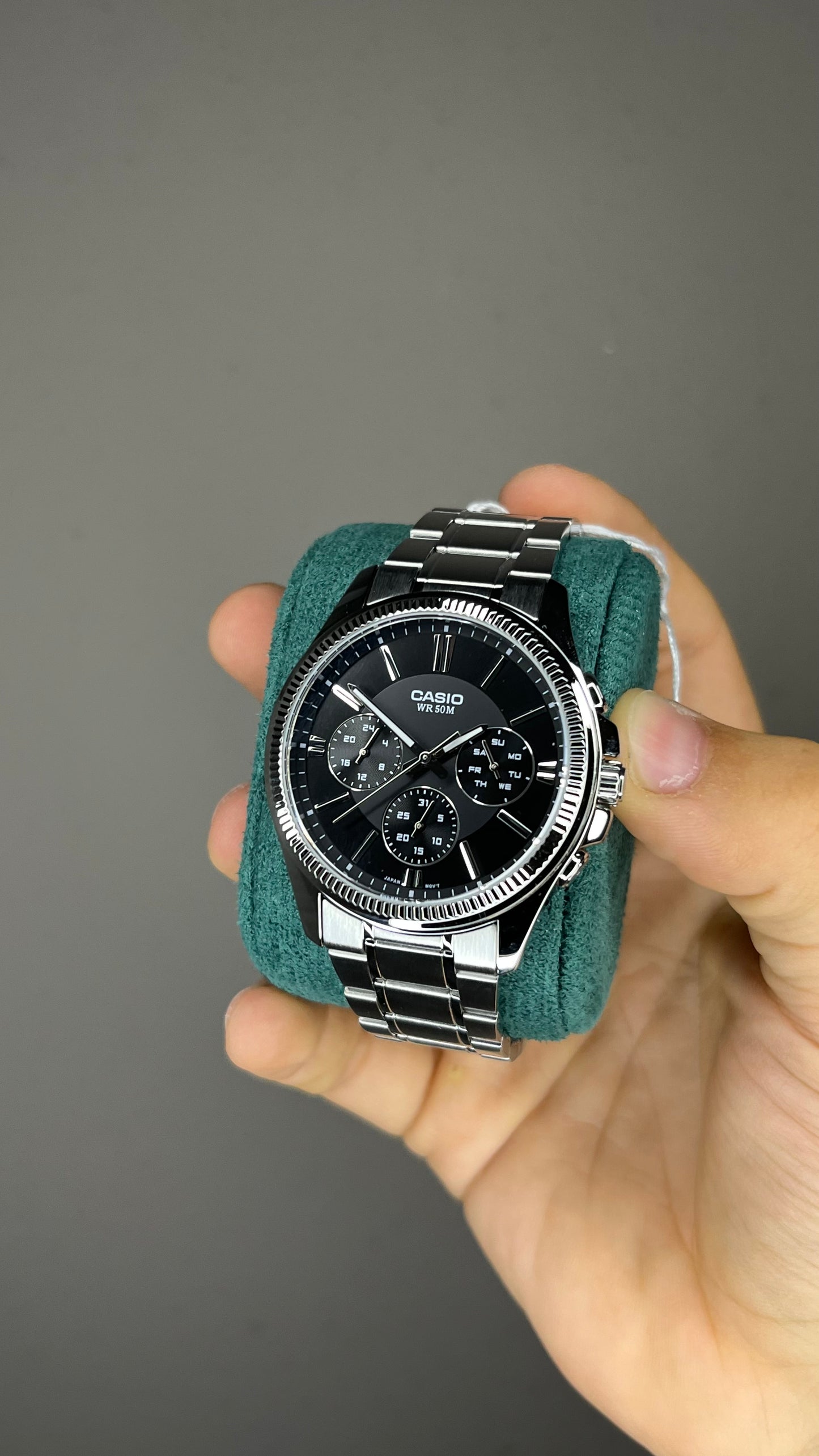 Casio Chronograph Watch MTP-1375D-1AV Black