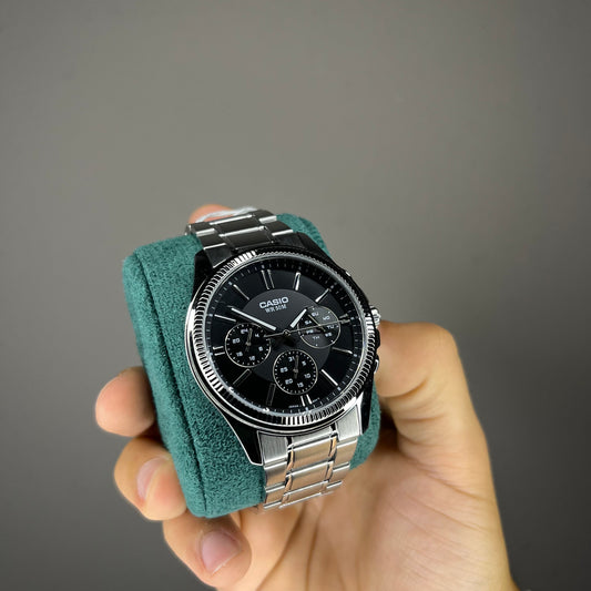 Casio Chronograph Watch MTP-1375D-1AV Black