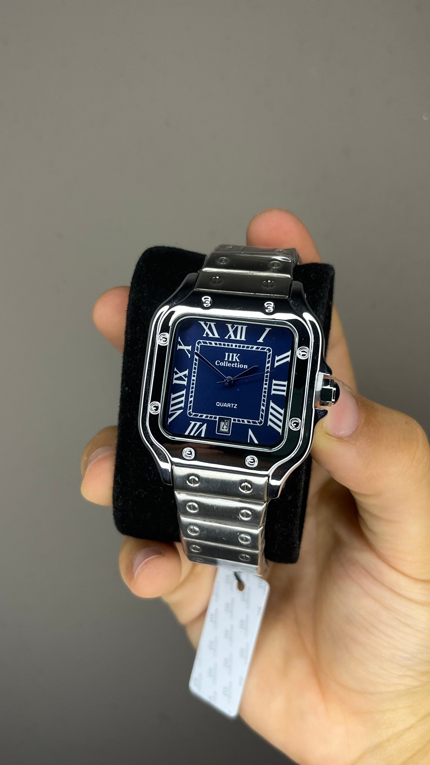 Santos style square clock