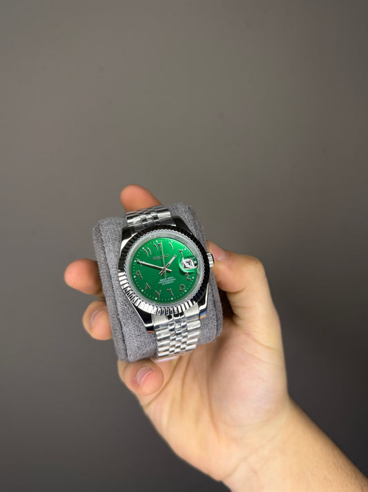 Arabic Mod Custom Green Automatic Watch