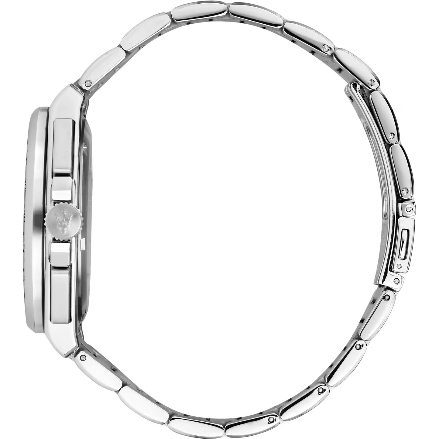Maserati Velocità R8873652006 – Orologio cronografo uomo – Quarzo – Cassa acciaio Ø 43mm – Quadrante silver – Cinturino acciaio silver