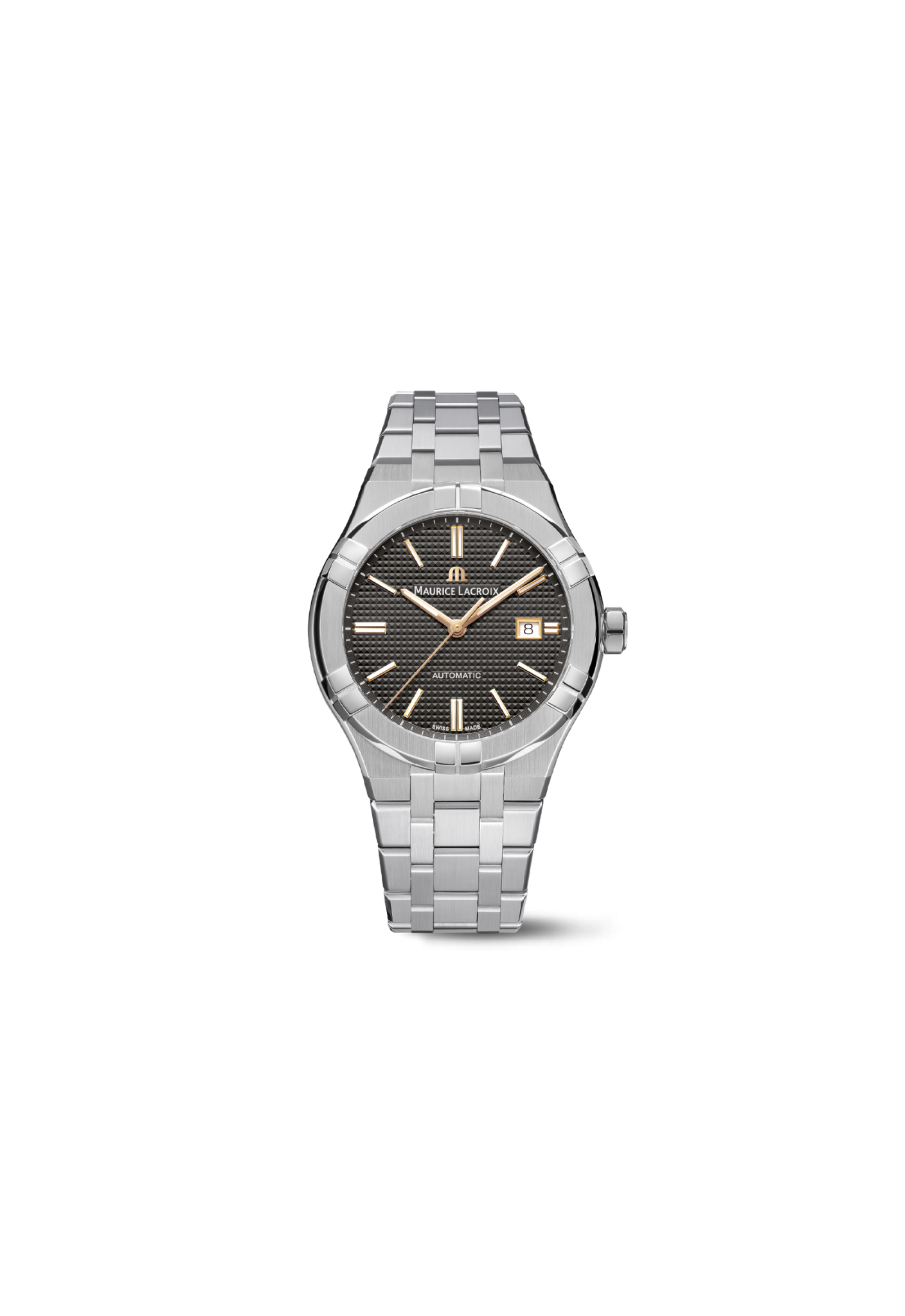 akico324 Maurice Lacroix AIKON Automatic 42mm Grey Dial Steel Men's Watch – MDR