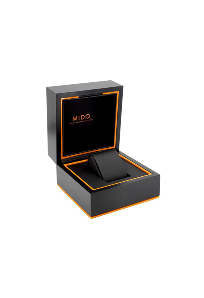 Mido Belluna Sunray Automatic Swiss Made M024.630.11.061.00 orologio uomo quadrante grigio cassa acciaio 42,5mm movimento Powermatic 80