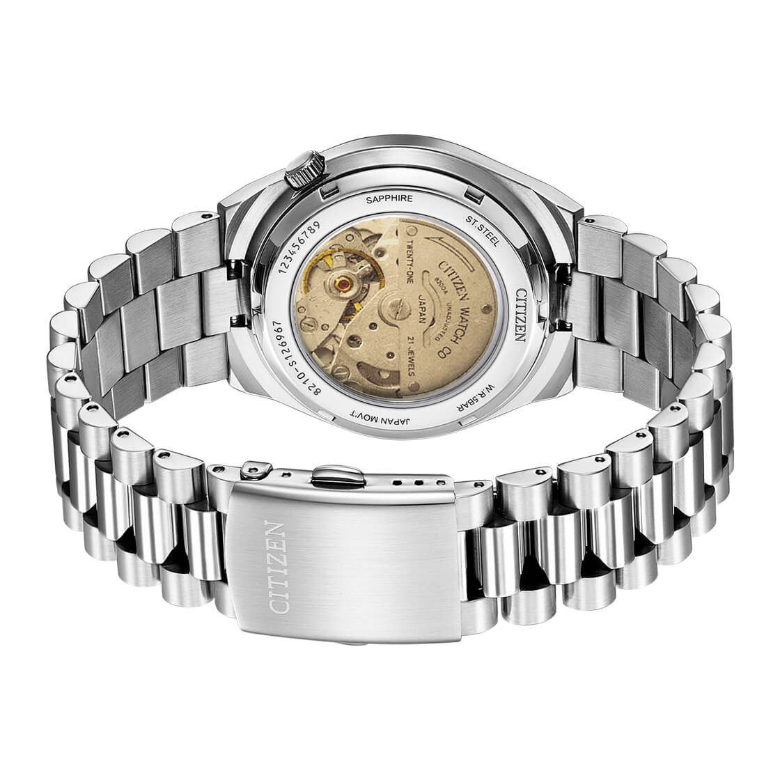 Citizen TSUYOSA Automatic 8210 Warm Sand Dial – Orologio Meccanico Uomo Acciaio – Cod. NJ0158-89Y