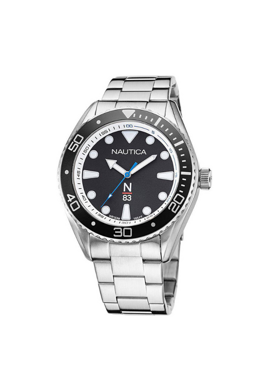 Nautica 44mm Blue Steel Watch - Maritime Style