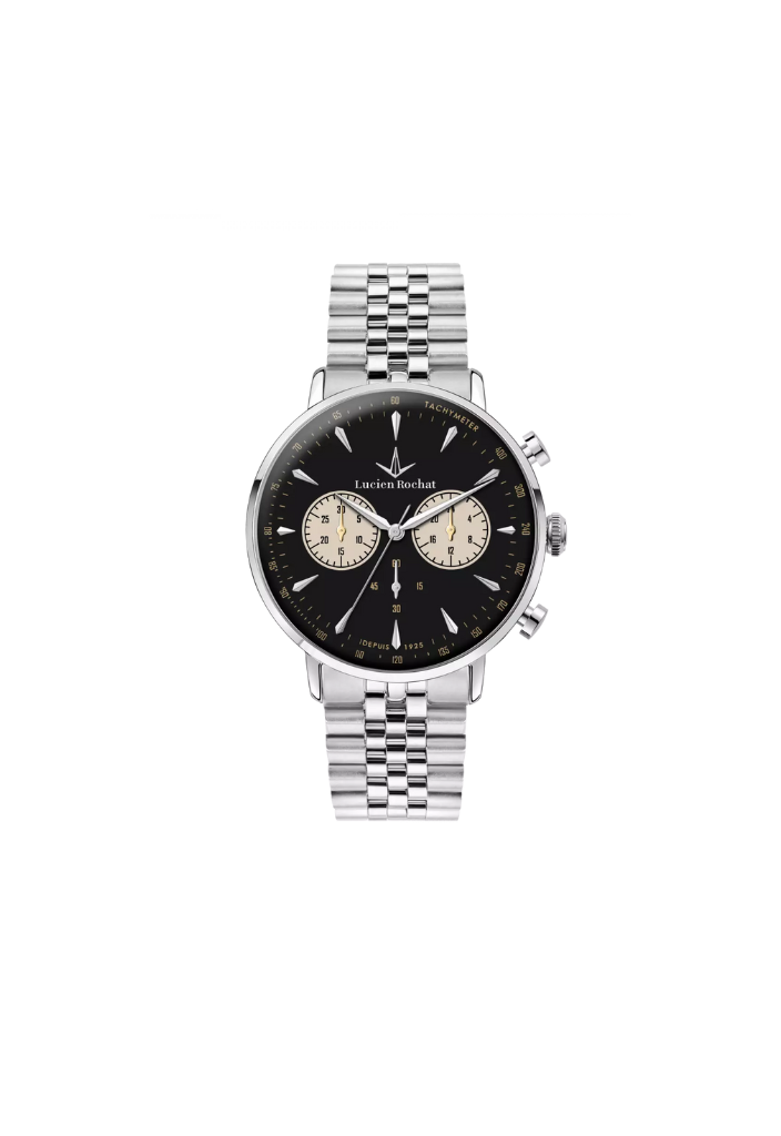Lucien Rochat Garçon Chronograph - Men's Watch Silver 41mm