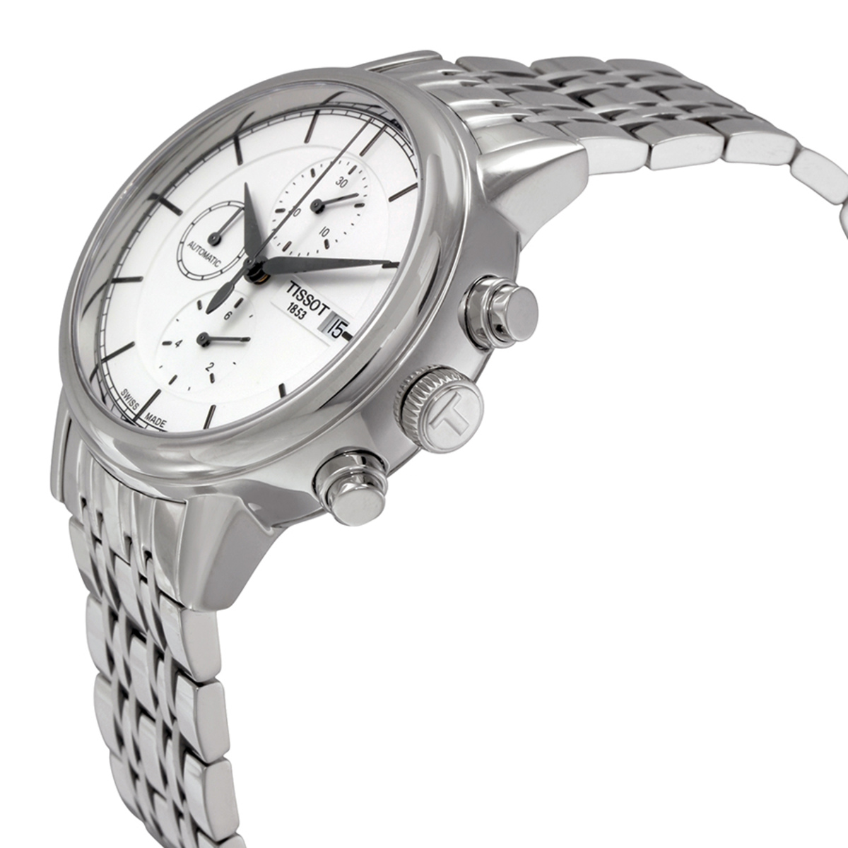 Tissot Carson Automatico Chronograph bianco