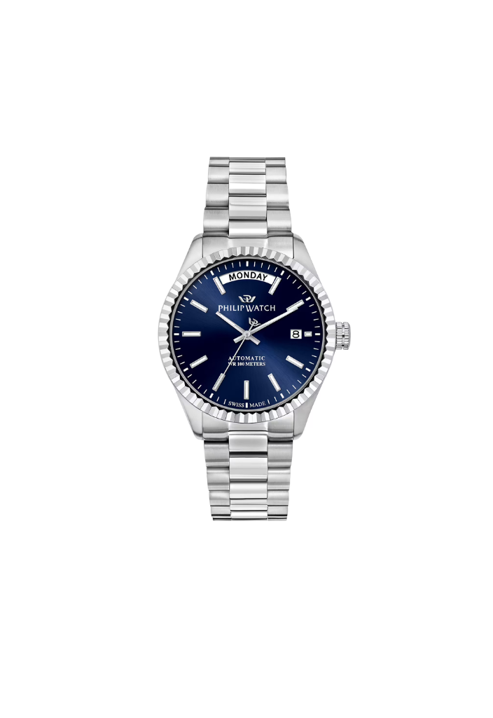 Philip Watch Caribe daydate blue automatic swiss made