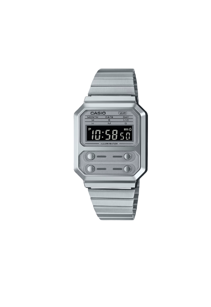 Casio digitale A100WE-7B – Stile rétro con anima moderna