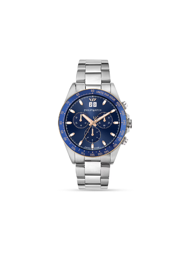 Philip Watch Caribe Sport Chronograph Quartz R8273 blue