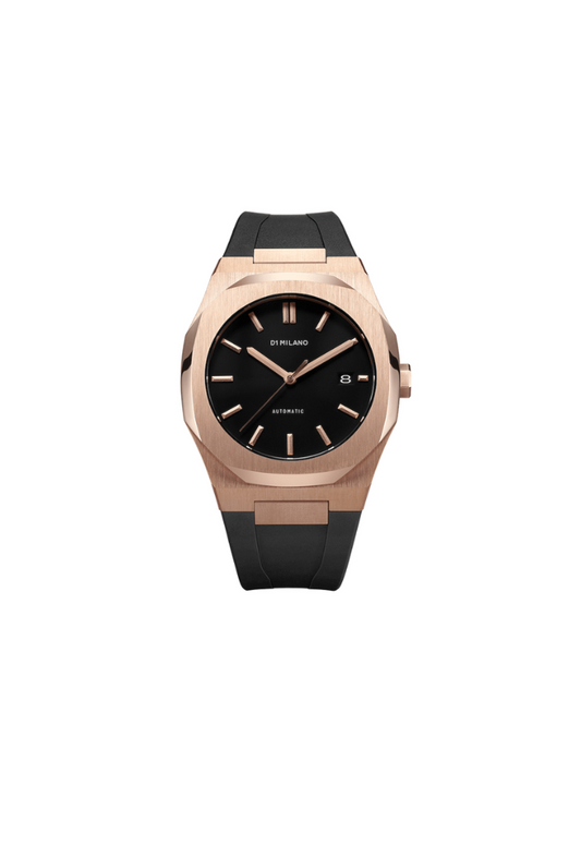 D1 Milano A-MCLVRSE – Sporty and elegant automatic with black dial