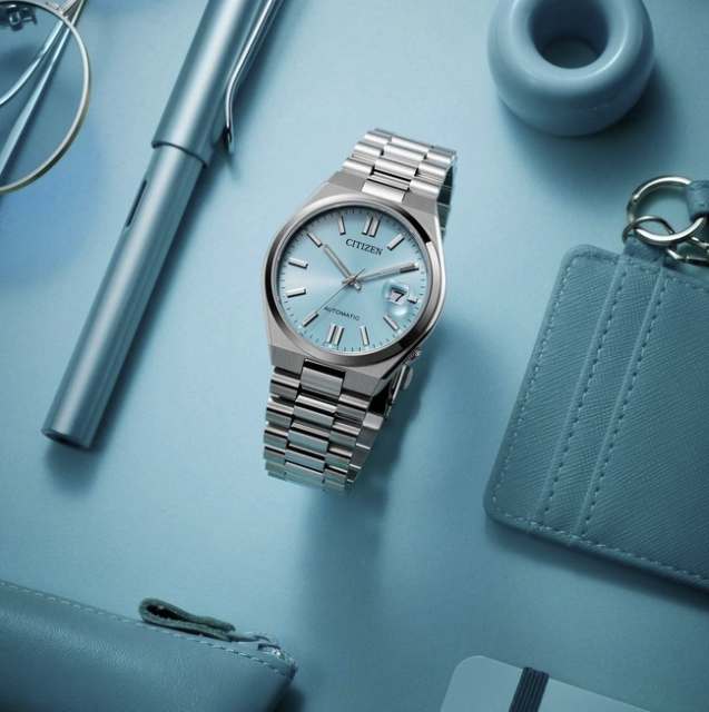 Citizen Tsuyosa Automatic 8210 Light Blue Dial – Orologio Meccanico Uomo – Cod. NJ0151-88M