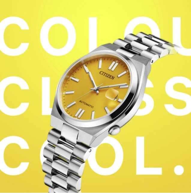 Citizen TSUYOSA Automatic 8210 Yellow Dial – Orologio Meccanico Uomo – Cod. NJ0150-81Z