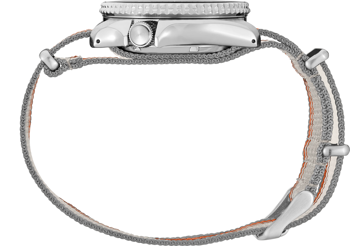 Seiko 5 Sports SRPK73 automatico 42.5mm quadrante arancione cinturino nylon grigio-arancione calibro 4R36