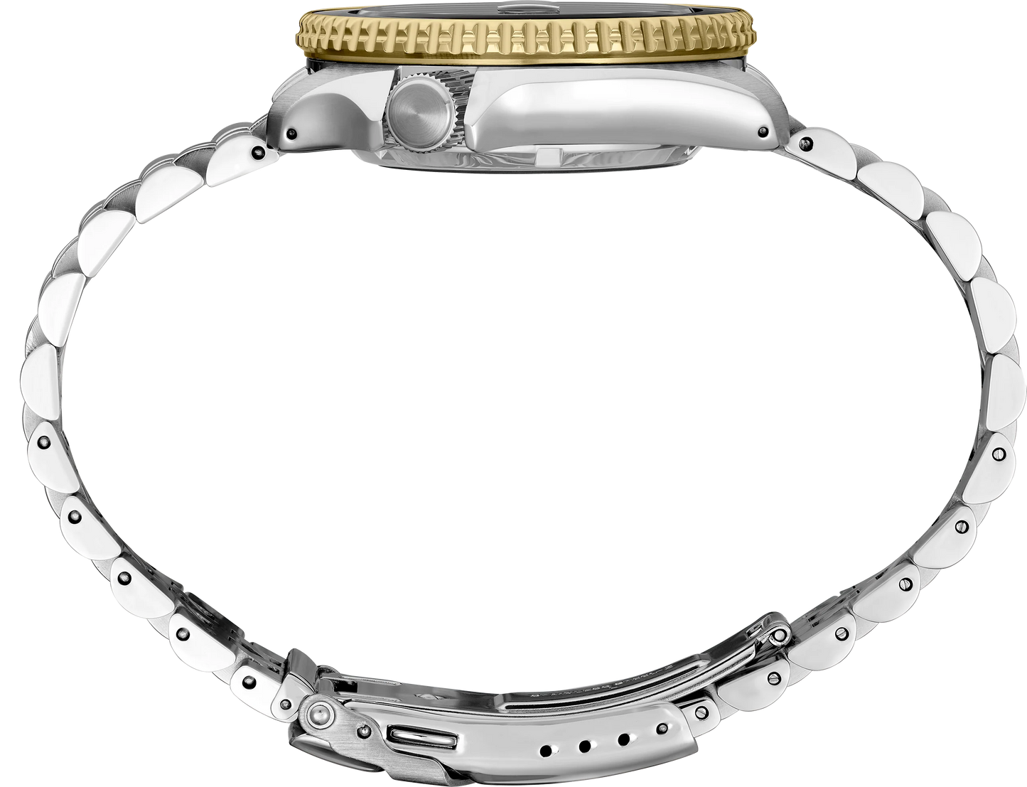 Seiko 5 Sports SSK021 Automatico GMT 42,5mm quadrante charcoal grigio cassa acciaio bicolore calibro 4R34 bracciale acciaio