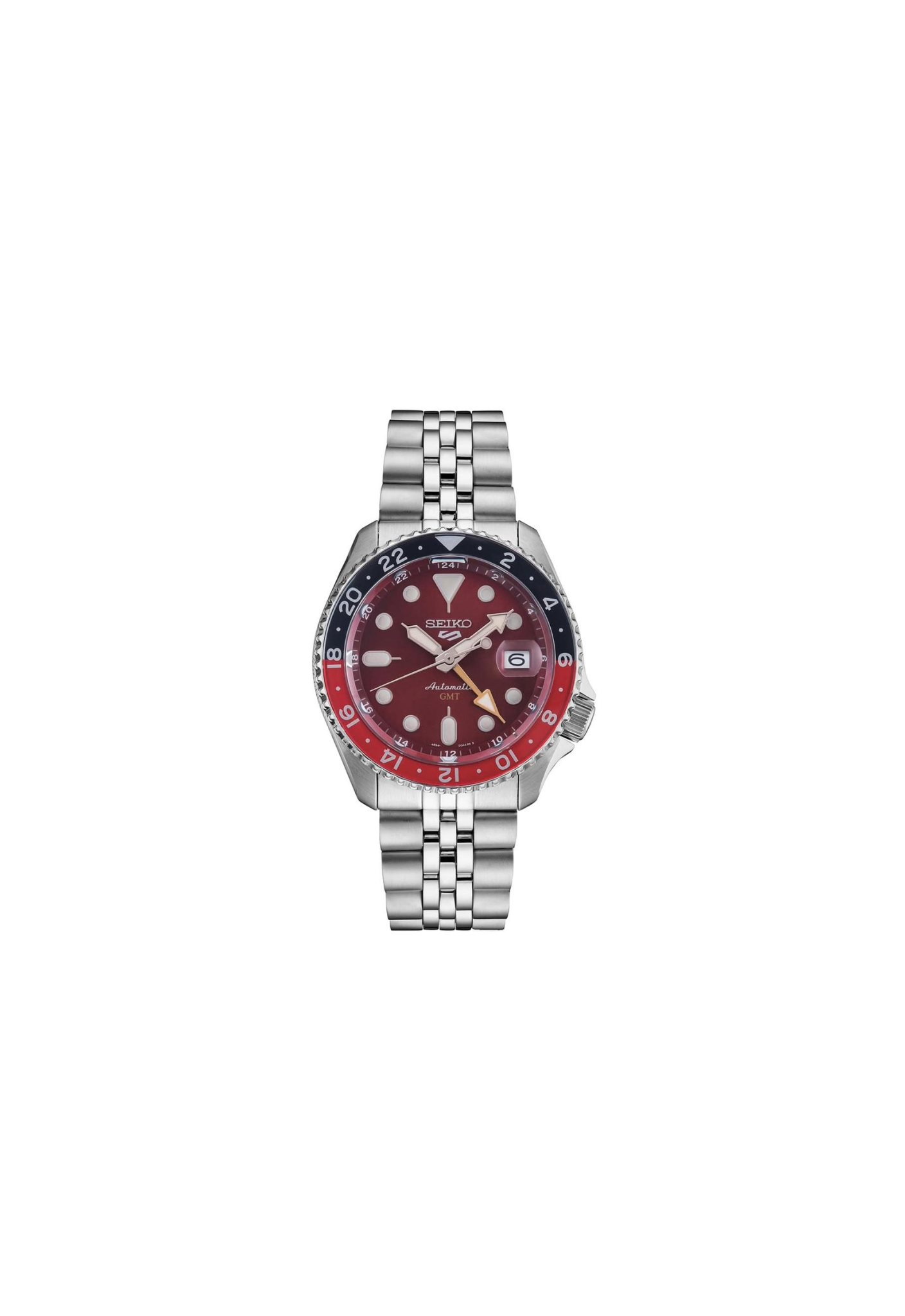 Seiko 5 Sports GMT Automatic Steel 42.5mm Coke Black SSK031K1 – MDR