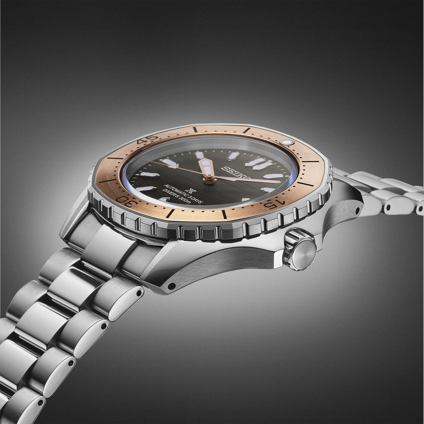 Seiko SPB485J1 Prospex Diver Automatico 41,25mm marrone calibro 6R55 acciaio