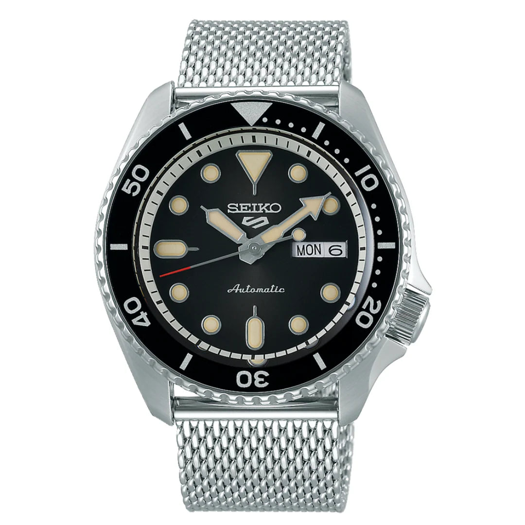 Seiko SRPD73K1 orologio automatico 42,5mm quadrante nero acciaio Seiko 5 Sports Cod SRPD73K1