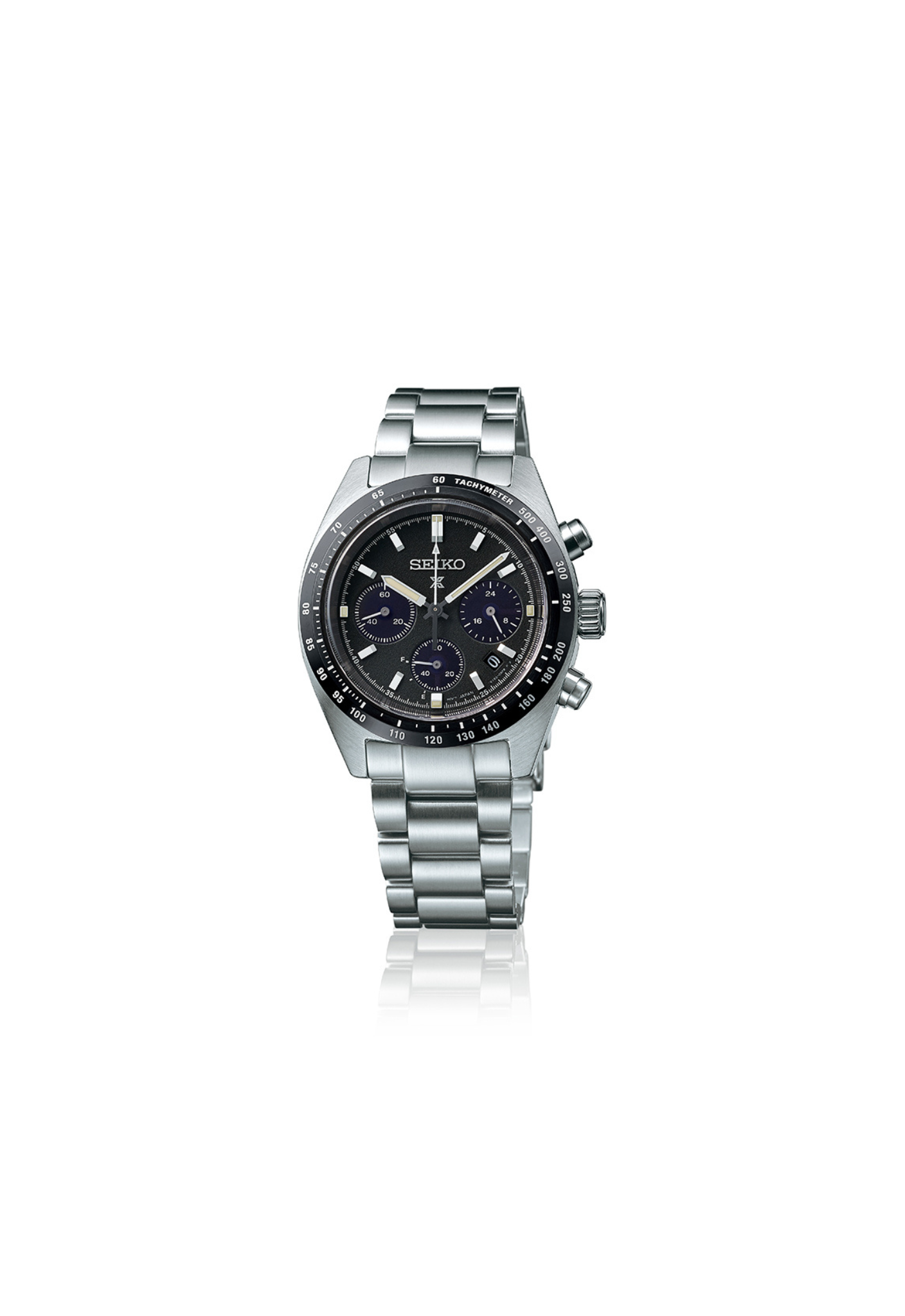 Seiko SSC819P1 Solar Chronograph Speedtimer Black 39mm SSC819P1 – MDR
