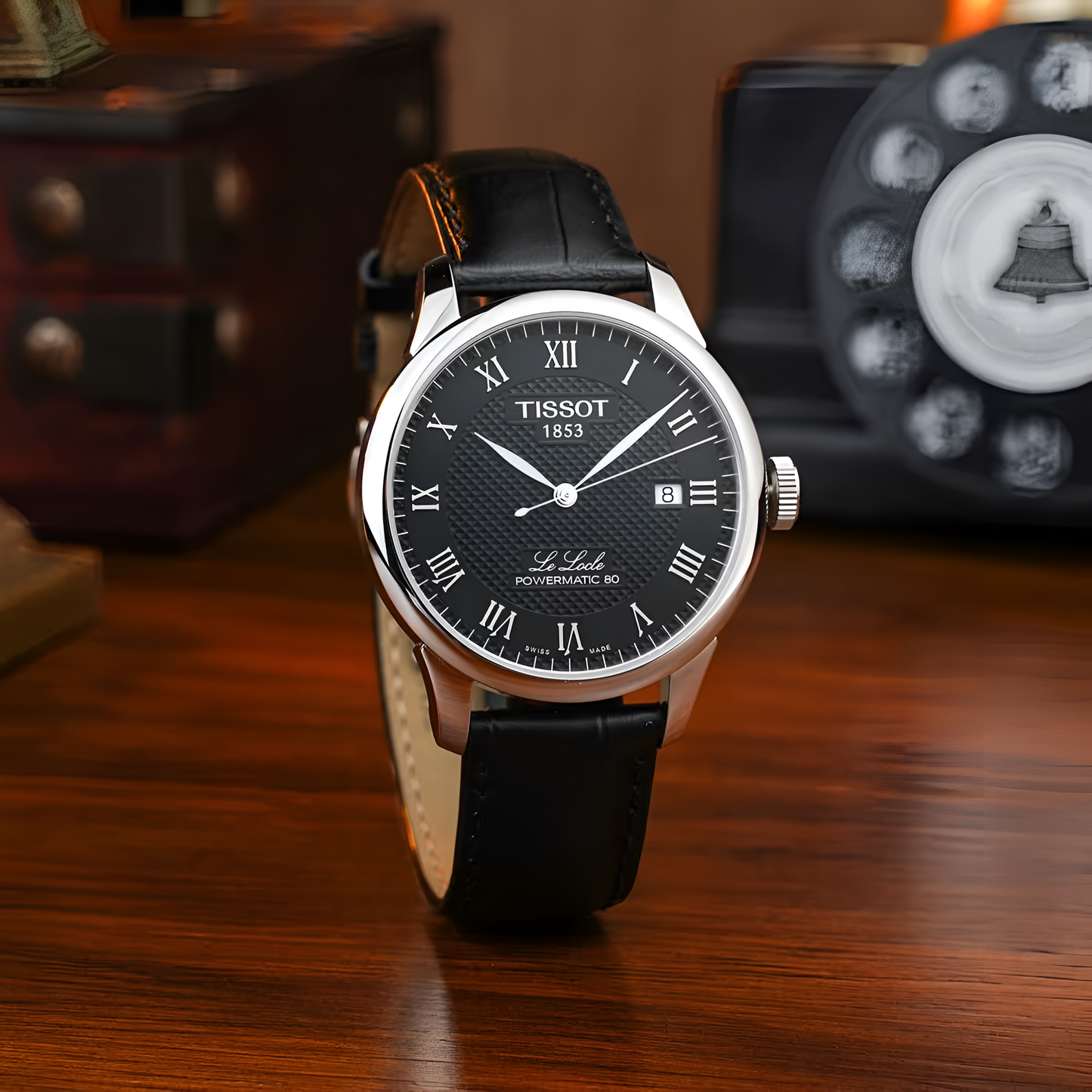 Tissot Le Locle Automatic Swiss Made Nero 39.3mm Cinturino Pelle – T006.407.16.053.00
