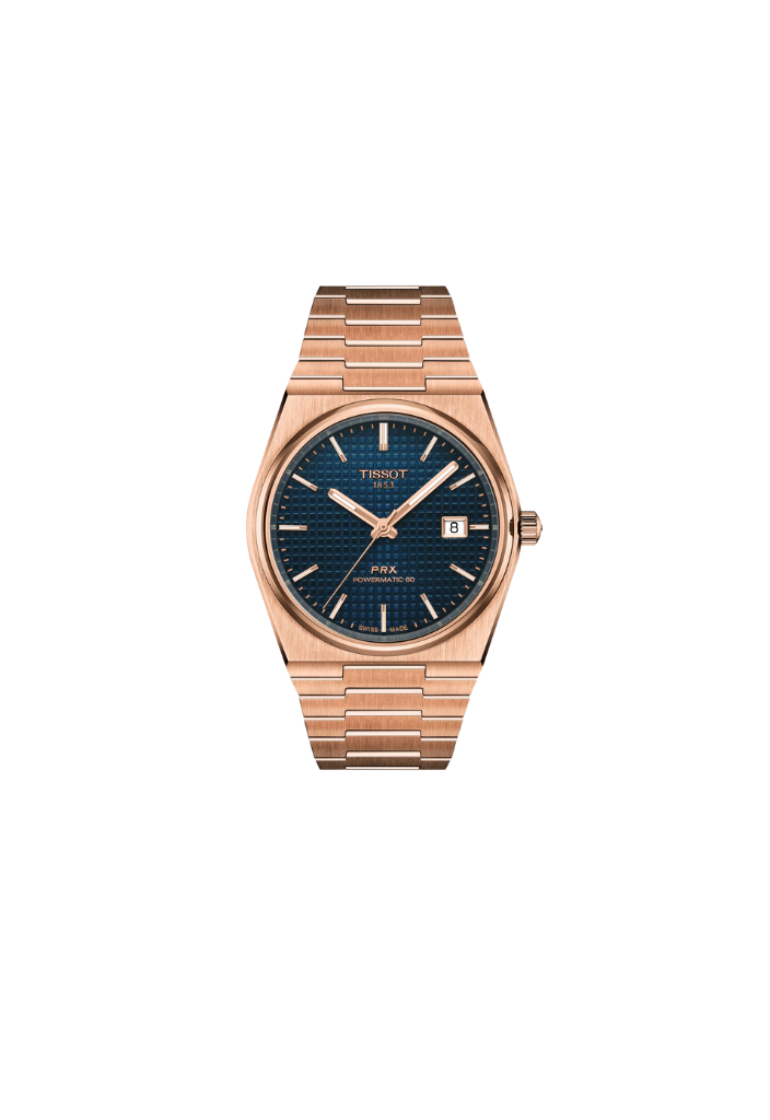 Tissot T137.407.33.041.00 orologio automatico Swiss Made – cassa 40mm acciaio oro rosa PVD, vetro zaffiro, cinturino intercambiabile.