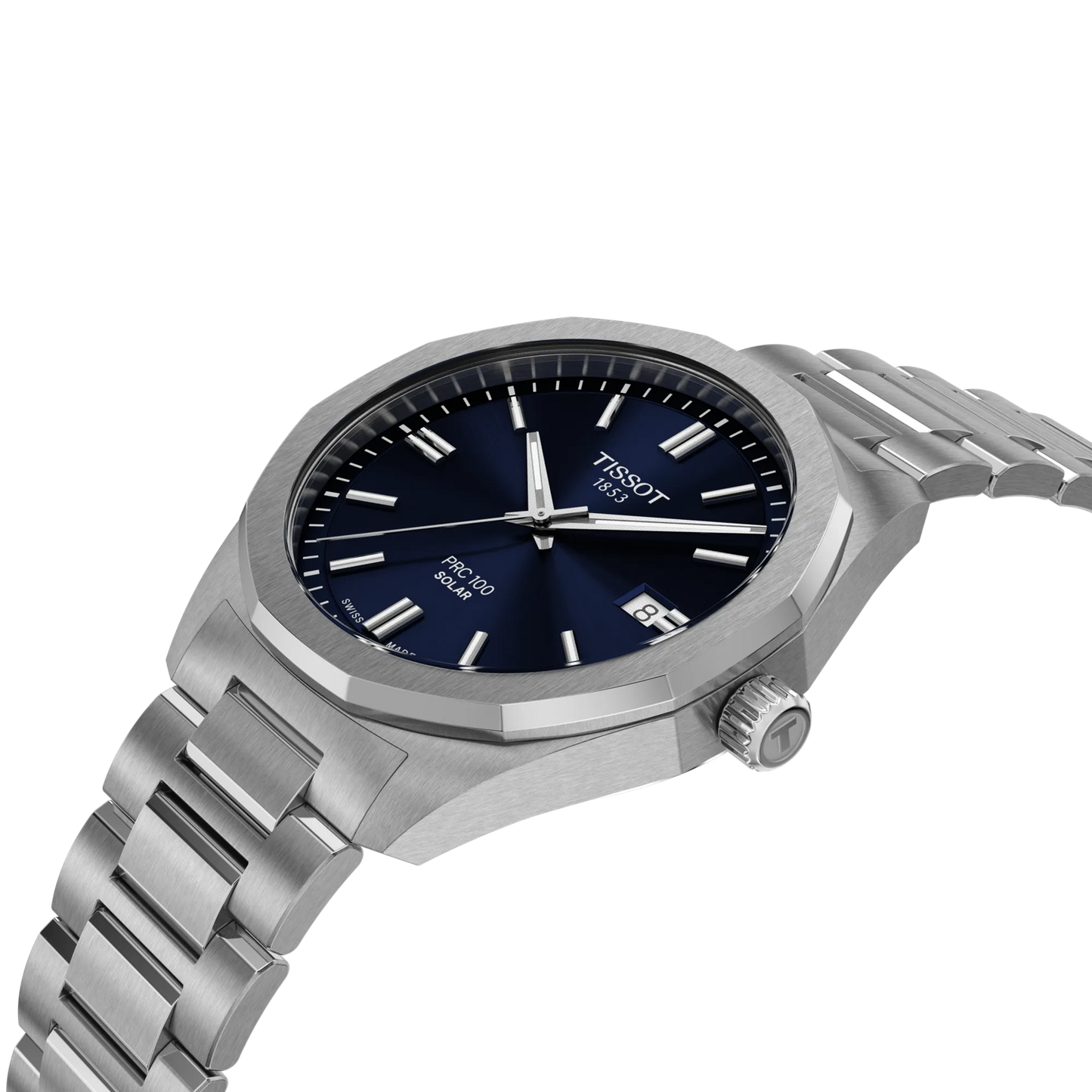 Tissot PRC 100 Solar – Quarzo Swiss Made, quadrante blu, 39mm – T151.422.11.041.00