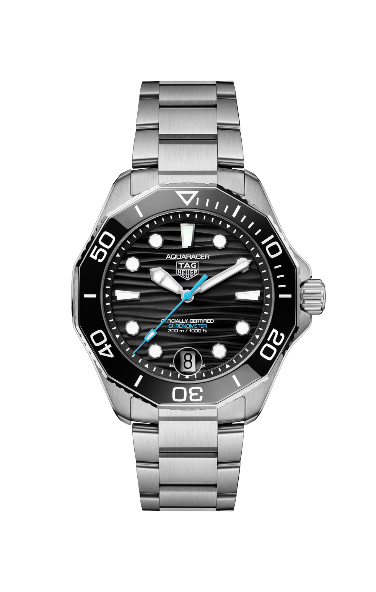 TAG Heuer Aquaracer Professional 300 Date Automatico Swiss Made 42 mm acciaio quadrante nero Calibre TH31-00 COSC WBP5110.BA0013